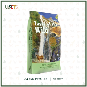 TAST OF THE WILD- Rocky Mountain - Nai nướng, cá hồi xông khói (Dành cho giống mèo năng động)