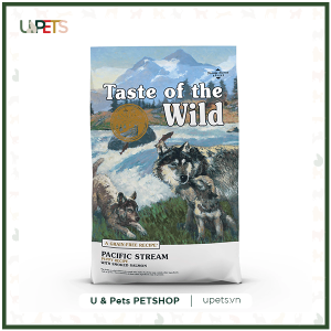 TAST OF THE WILD- Pacific Stream Puppy - Cá hồi xông khói