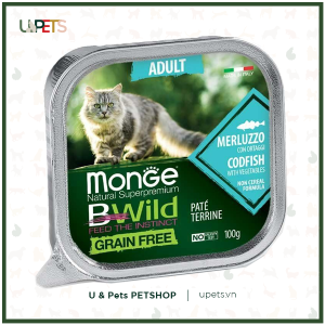MONGE BWild - Pate Hộp nhiều vị cho mèo