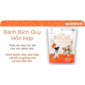 BOWWOW - Combo Biscuit - Bánh Quy Hỗn Hợp cho Chó